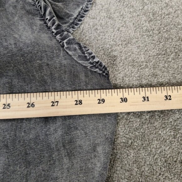 Jane + Delancey Women's Button Down Denim Blouse in Gray Size 3X NEW Fall - Picture 6 of 8